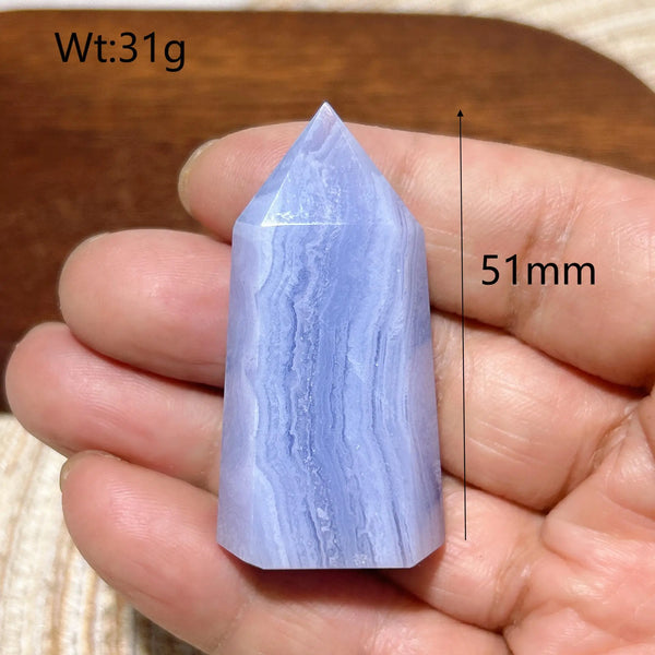 Blue Lace Agate Point-ToShay.org