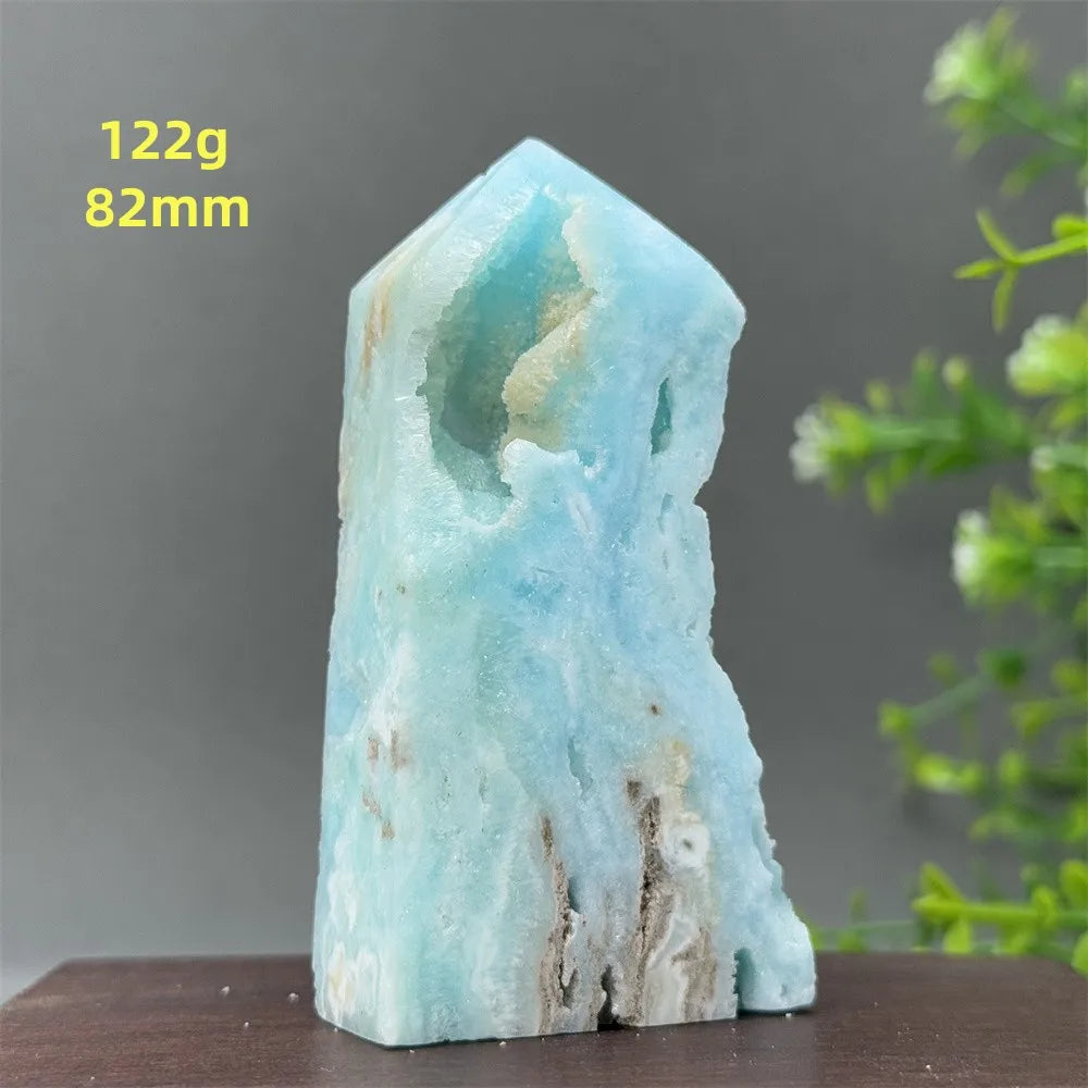 Blue Heteropolar Crystal Point-ToShay.org