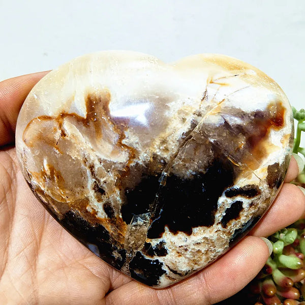 Grey Opal Crystal Heart-ToShay.org