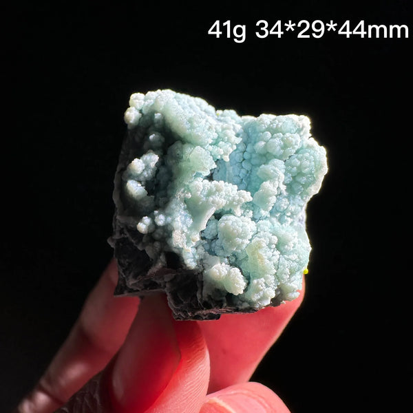 Blue Gibbsite Quartz Crystal-ToShay.org