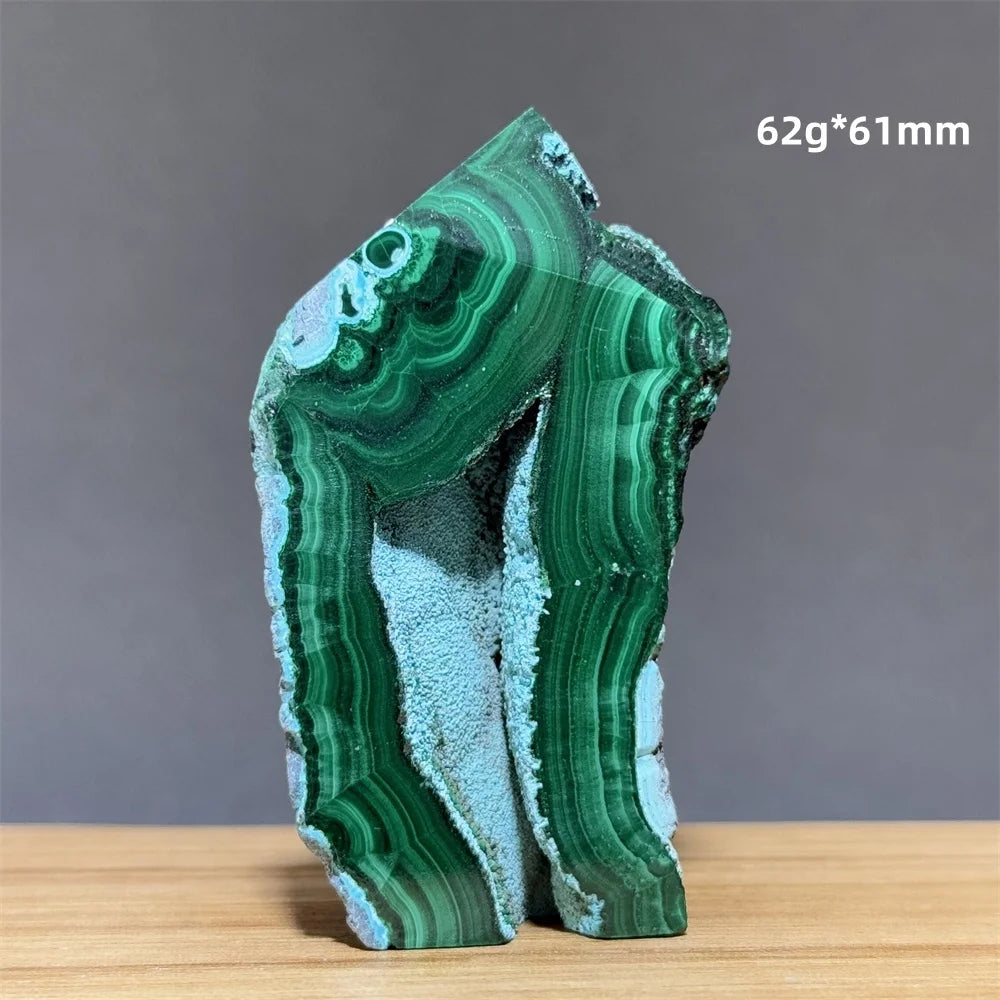 Blue Green Chrysocolla Tower-ToShay.org