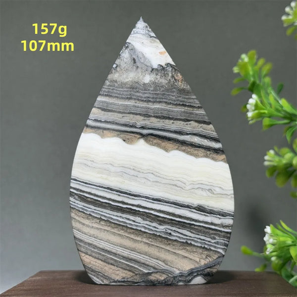 Grey Striped Agate Torch-ToShay.org