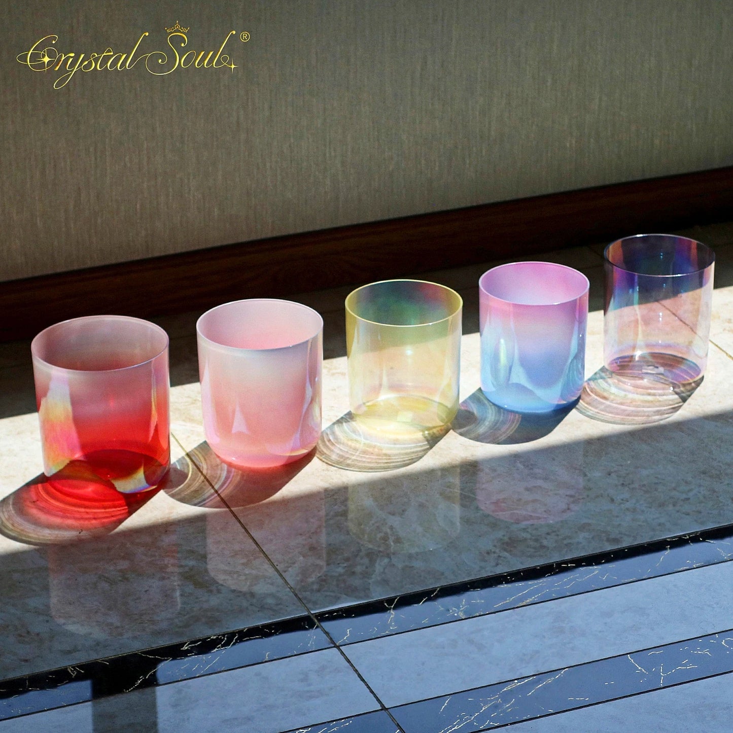 CrystalSoul 432Hz Crystal Singing Bowl Alchemy Bowl with accessories and Bag-ToShay.org