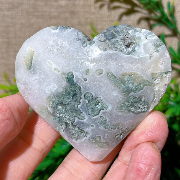 Green Moss Agate Heart-ToShay.org