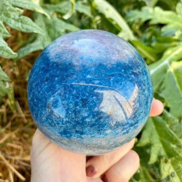 Blue Trolleite Crystal Ball-ToShay.org