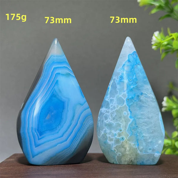 Blue Agate Torch-ToShay.org