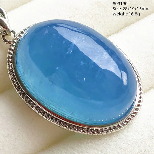 Blue Aquamarine Pendant-ToShay.org