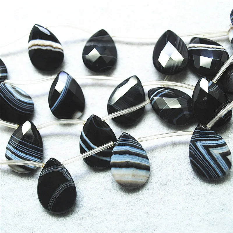 Mixed Agate Teardrop Beads-ToShay.org