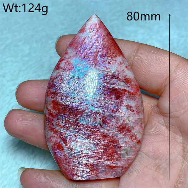 Red Fire Quartz Moonstone-ToShay.org