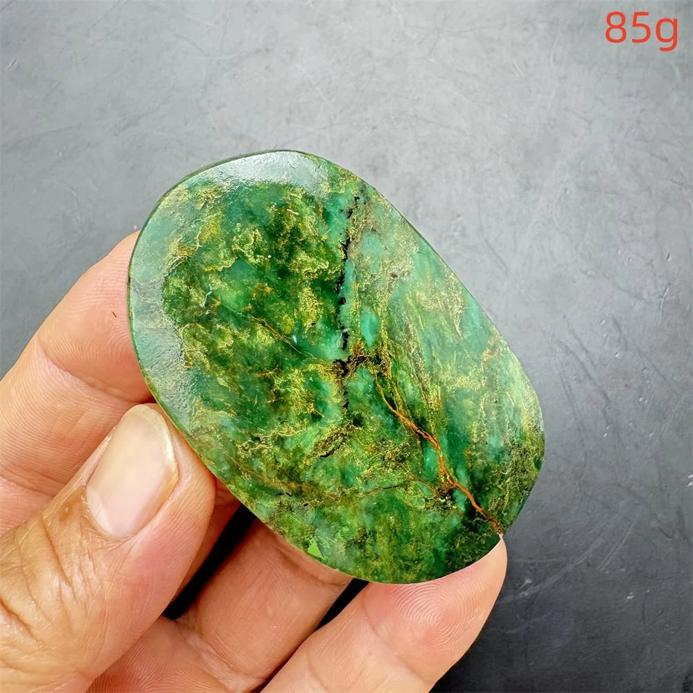 Green Verdite Palm Stone-ToShay.org
