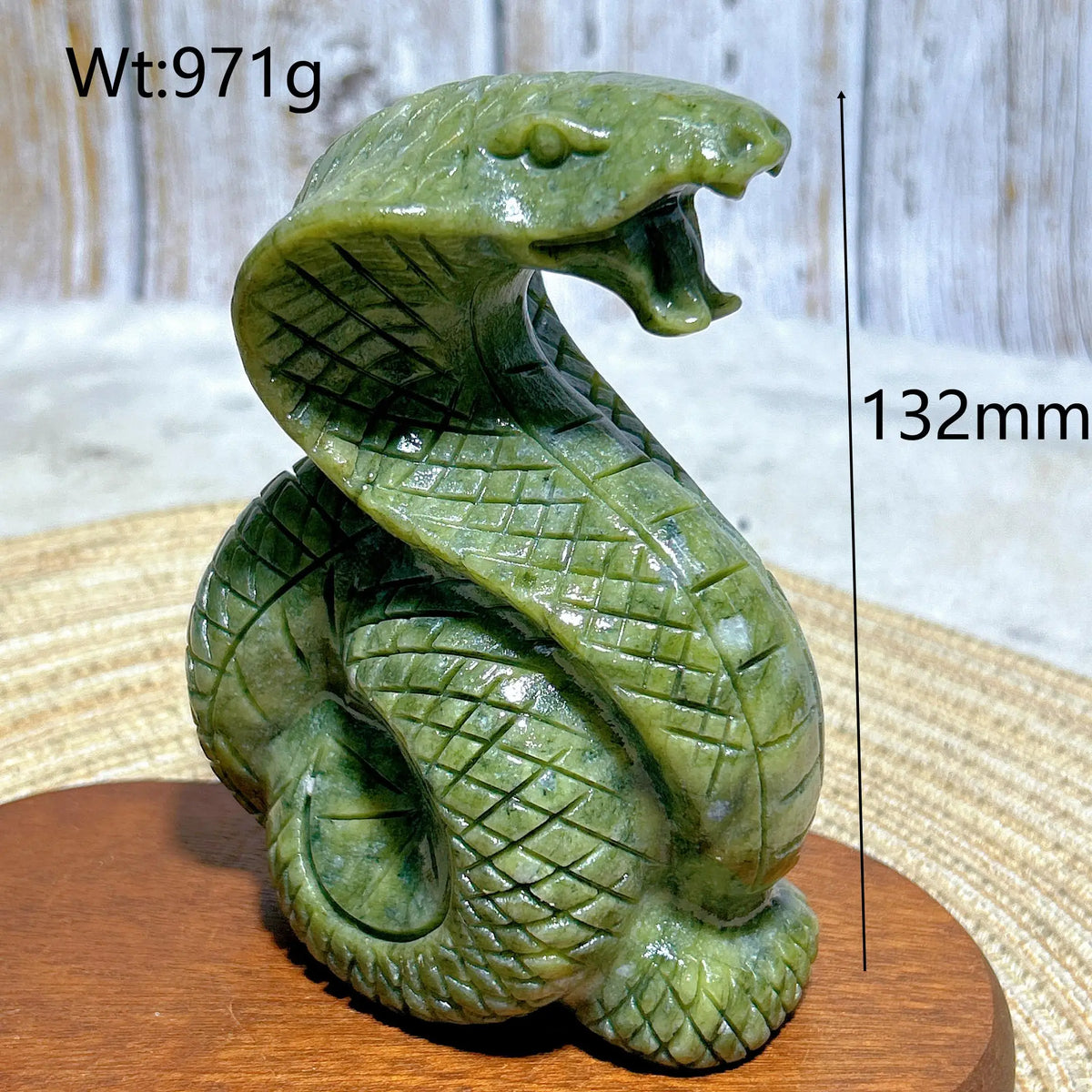 Green Jasper Cobra-ToShay.org