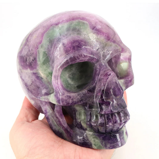 Purple Fluorite Skull-ToShay.org