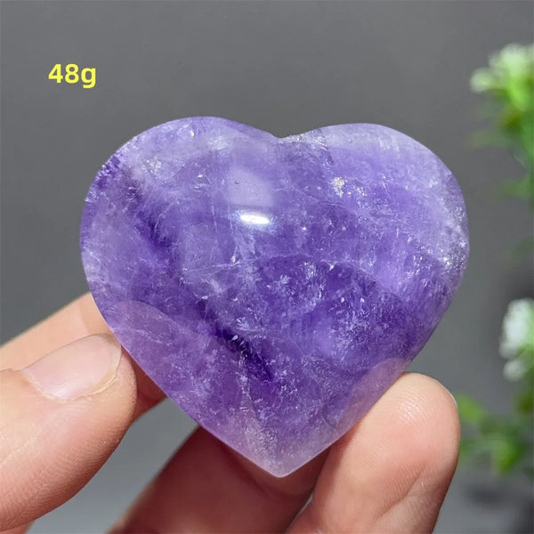 Purple Amethyst Heart-ToShay.org