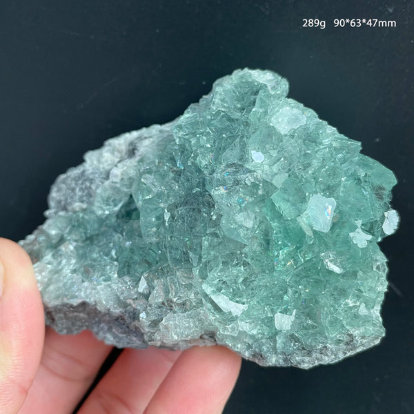Green Fluorite Crystal Cluster-ToShay.org