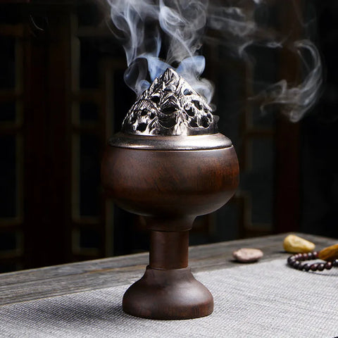 Ebony Wood Incense Burner-ToShay.org