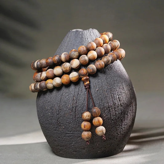 Brown Tribute Wood Beads-ToShay.org