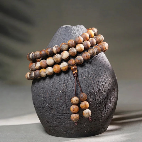 Brown Tribute Wood Beads-ToShay.org