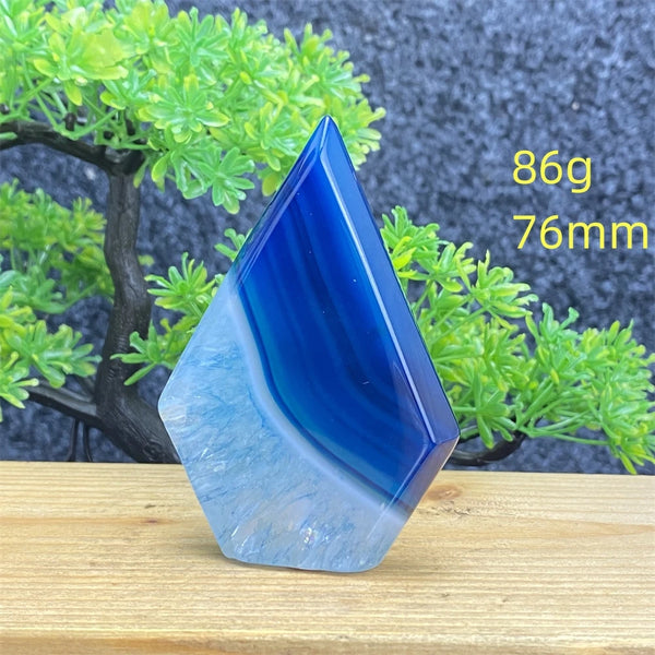 Blue Agate Torch-ToShay.org