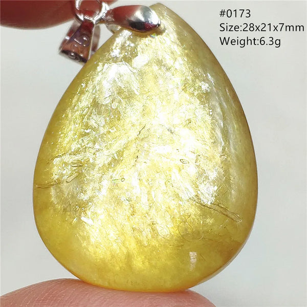 Gold Lepidolite Flash Pendant-ToShay.org