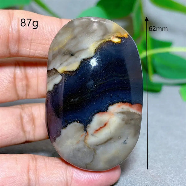 Fire Agate Palm Stone-ToShay.org