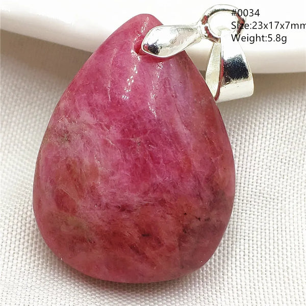 Red Rose Rhodonite Pendant-ToShay.org
