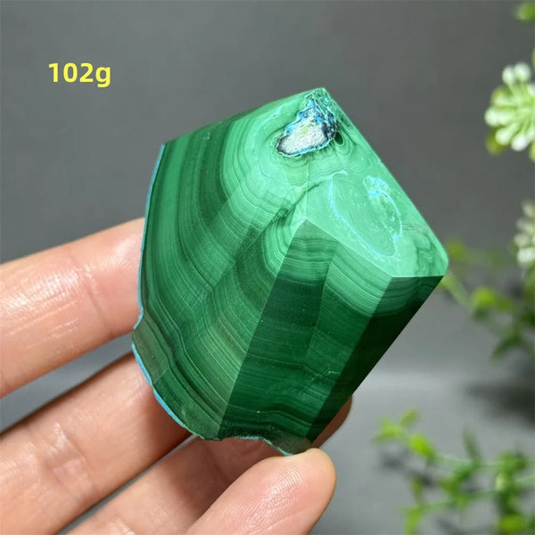 Green Peacock Rough Stone-ToShay.org