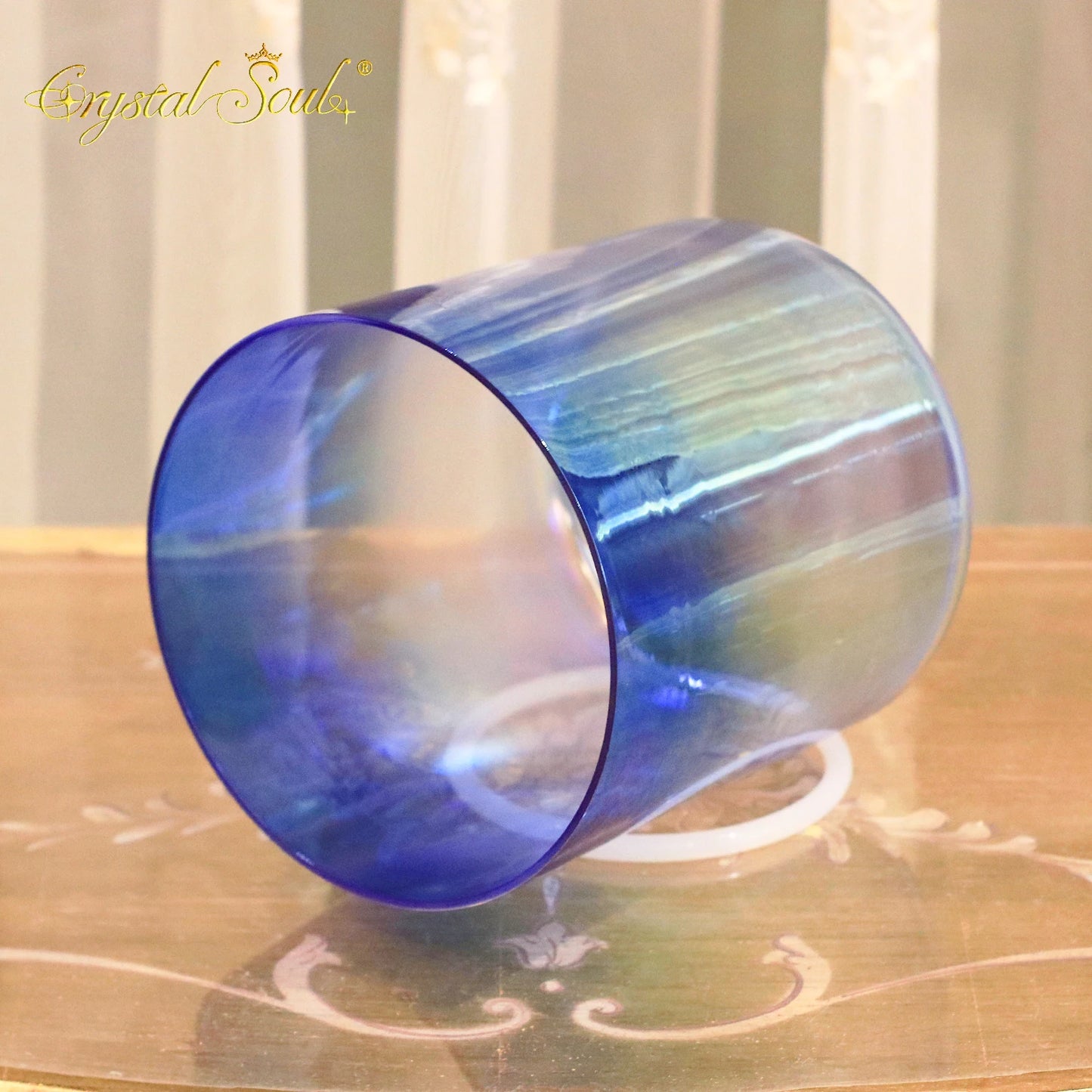 Crystal Soul Seven Chakra Sound Energy Crystal Singing Bowl 99.99%quartz Singing Bowl-ToShay.org