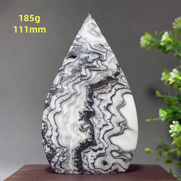 Grey Striped Agate Torch-ToShay.org