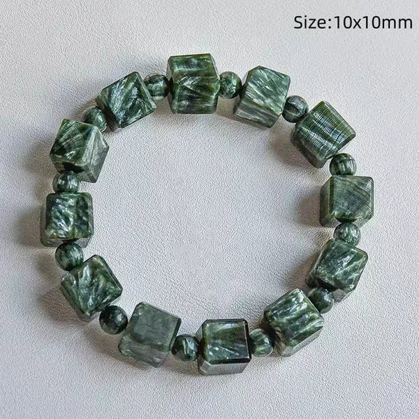 Green Seraphinite Bracelet-ToShay.org