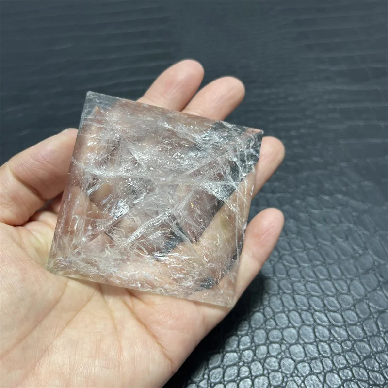 Clear Crystal Pyramid-ToShay.org