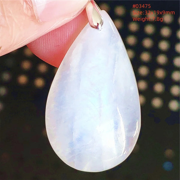 Blue Light Moonstone Pendant-ToShay.org