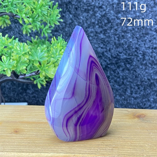 Purple Agate Torch-ToShay.org