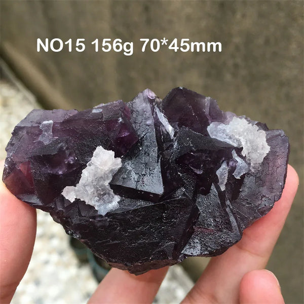 Purple Fluorite Crystal-ToShay.org