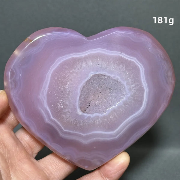 Purple Agate Heart-ToShay.org
