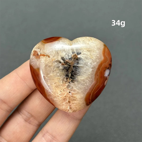 Orange Carnelian Heart-ToShay.org