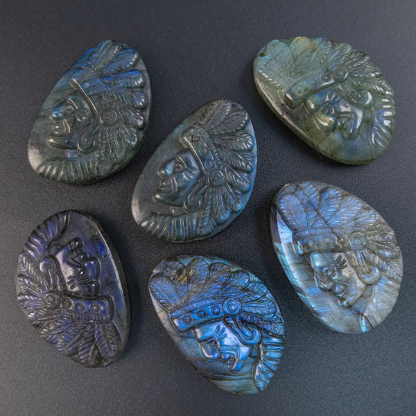 Blue Flash Labradorite Pendant-ToShay.org