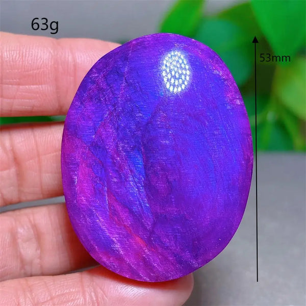 Violet Moonstone Palm Stone-ToShay.org
