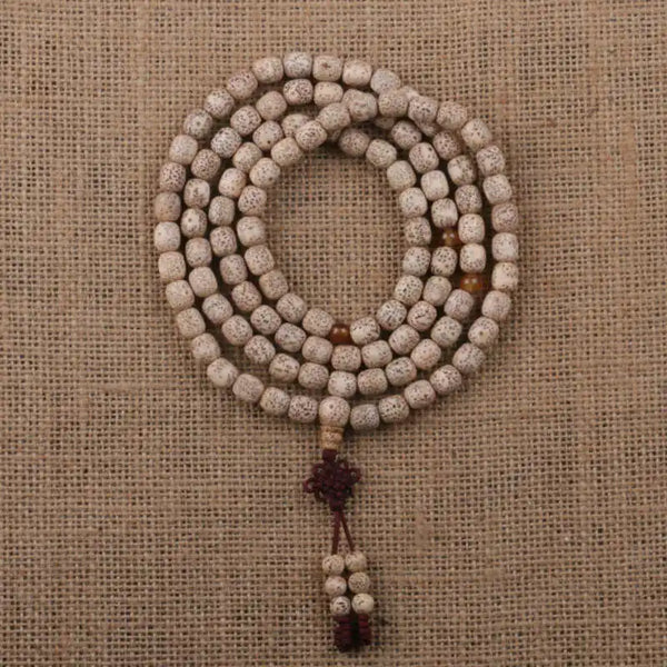 Brown Bodhi Bead Mala-ToShay.org