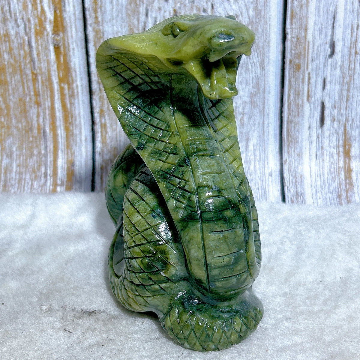 Green Jasper Cobra-ToShay.org
