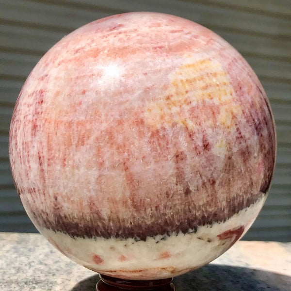 Pink Rhodochrosite Ball-ToShay.org