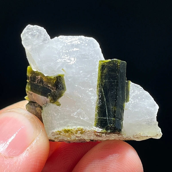 Green Tourmaline Crystal-ToShay.org