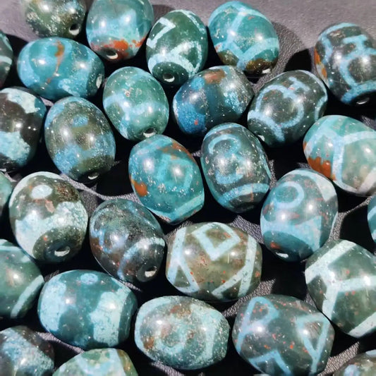 Tibetan Agate Dzi Beads-ToShay.org