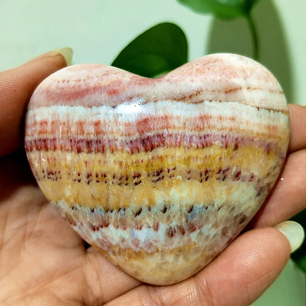 Red Striped Agate Heart-ToShay.org