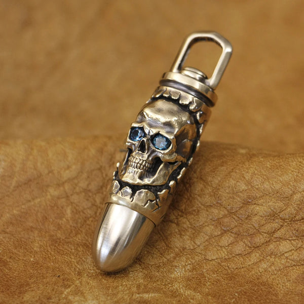 Silver Skull Pendant-ToShay.org