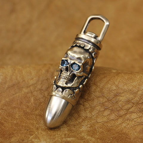 Silver Skull Pendant-ToShay.org