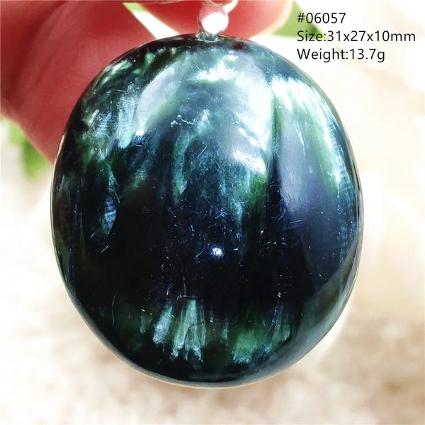 Green Seraphinite Pendant-ToShay.org