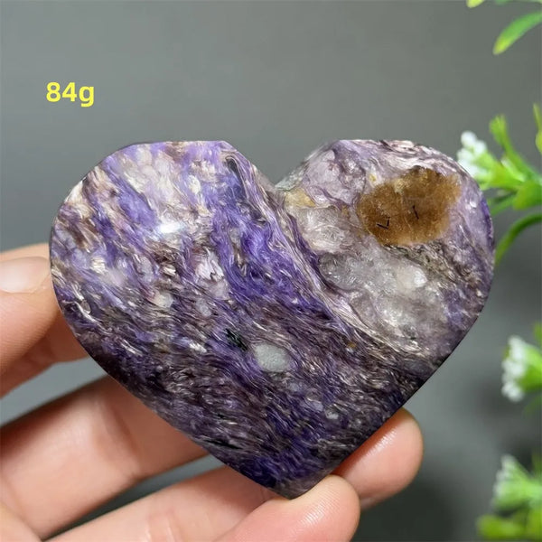 Purple Noble Crystal Heart-ToShay.org