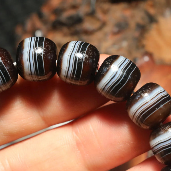 Tibetan Agate Dzi Bracelet-ToShay.org