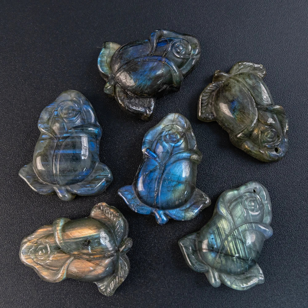 Blue Labradorite Rose Bud-ToShay.org