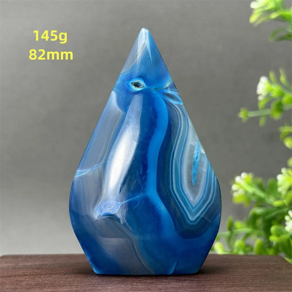 Blue Agate Torch-ToShay.org